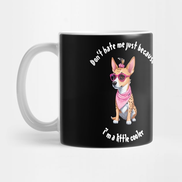 Don't hate me just because I'm a little cooler, funny quotes, cool gift for retriever lover by Customo